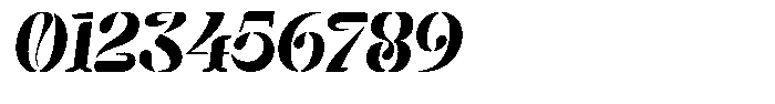 Mixera Stencil C Sl Bold Font OTHER CHARS