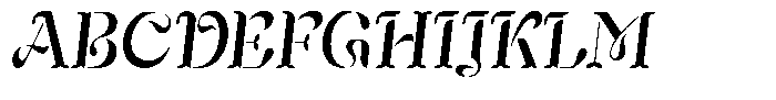 Mixera Stencil C Sl Condensed Font UPPERCASE