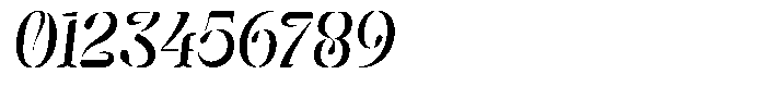 Mixera Stencil C Sl Light Condensed Font OTHER CHARS