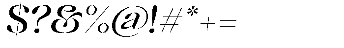 Mixera Stencil C Sl Light Expanded Font OTHER CHARS