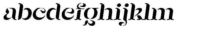 Mixera Stencil C Sl Medium Expanded FONT