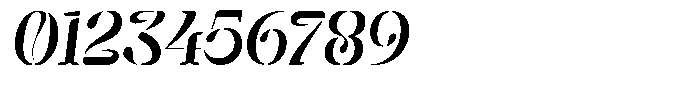 Mixera Stencil C Sl Regular Font OTHER CHARS