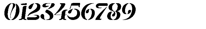 Mixera Stencil C Sl Semi Bold Expanded Font OTHER CHARS