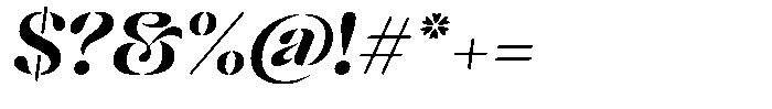 Mixera Stencil C Sl Semi Bold Expanded Font OTHER CHARS