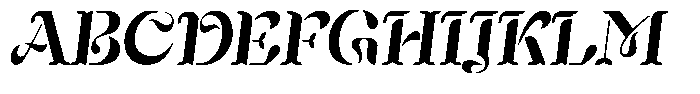 Mixera Stencil C Sl Semi Bold Font UPPERCASE