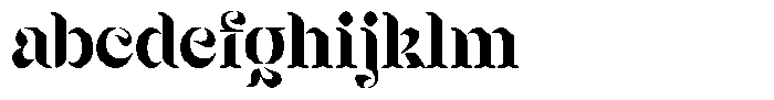 Mixera Stencil E Bold Condensed FONT