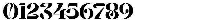 Mixera Stencil E Bold Expanded Font OTHER CHARS