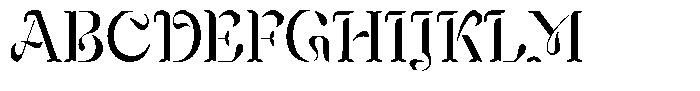 Mixera Stencil E Light Condensed Font UPPERCASE