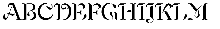 Mixera Stencil E Light Font UPPERCASE