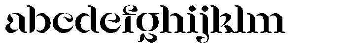 Mixera Stencil E Medium Expanded FONT