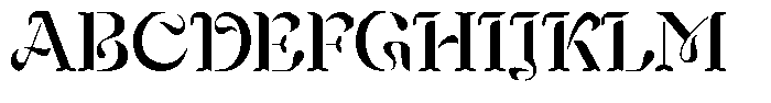 Mixera Stencil E Regular Font UPPERCASE
