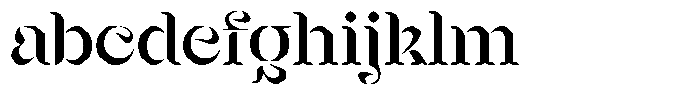 Mixera Stencil E Regular FONT