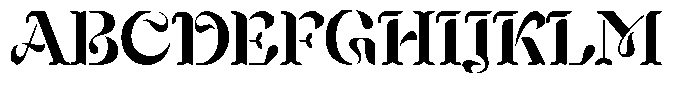 Mixera Stencil E Semi Bold Font UPPERCASE
