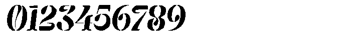 Mixera Stencil E Sl Bold Condensed Font OTHER CHARS