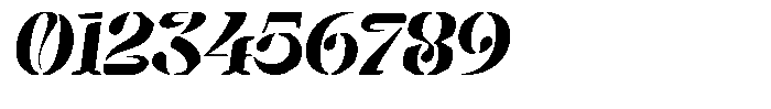 Mixera Stencil E Sl Bold Expanded Font OTHER CHARS