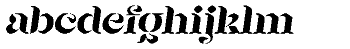 Mixera Stencil E Sl Bold Expanded FONT