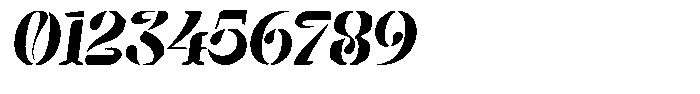 Mixera Stencil E Sl Bold Font OTHER CHARS
