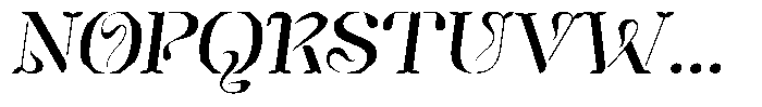 Mixera Stencil E Sl Light Expanded Font UPPERCASE