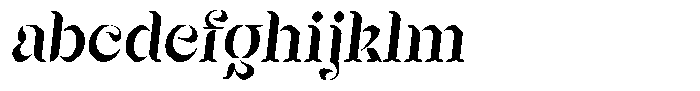 Mixera Stencil E Sl Medium Condensed FONT