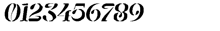 Mixera Stencil E Sl Medium Expanded Font OTHER CHARS