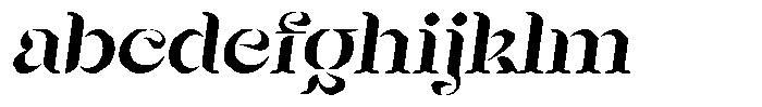 Mixera Stencil E Sl Medium Expanded FONT