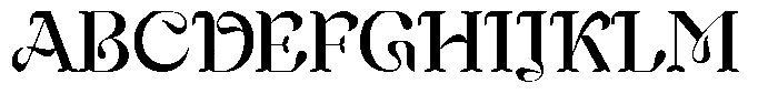 Mixera Variable Edge Regular Font UPPERCASE