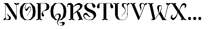 Mixera Variable Edge Regular Font UPPERCASE