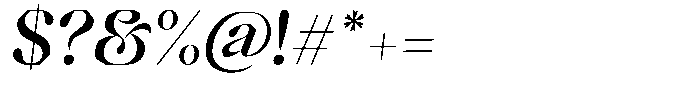 Mixera Variable Edge Sl Regular Font OTHER CHARS