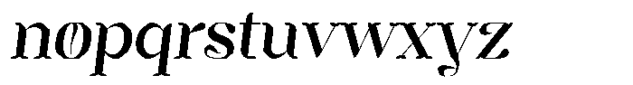 Mixera Variable Edge Sl Regular Font LOWERCASE