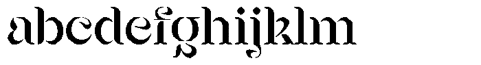 Mixera Variable Stencil E Regular FONT