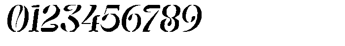 Mixera Variable Stencil E Sl Regular Font OTHER CHARS