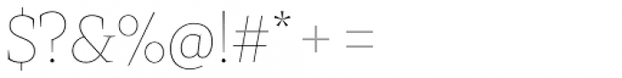 Mixta Pro Hair Font OTHER CHARS
