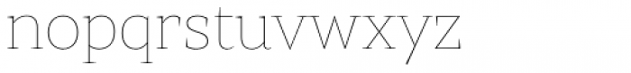 Mixta Pro Hair Font LOWERCASE