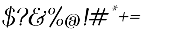 Mixteria Regular Font OTHER CHARS