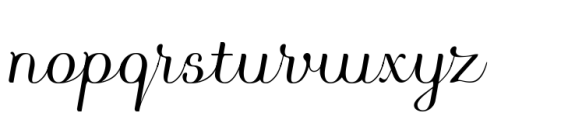Mixteria Regular Font LOWERCASE