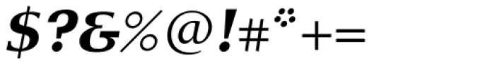 Mixtra Roman SemiBold Italic Font OTHER CHARS