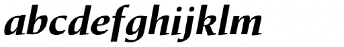 Mixtra Roman SemiBold Italic Font LOWERCASE