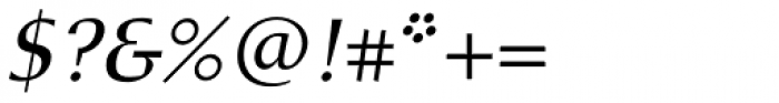 Mixtra Sansserif Italic Font OTHER CHARS