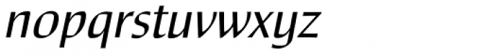 Mixtra Sansserif Italic Font LOWERCASE