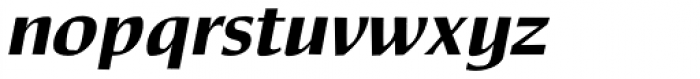Mixtra Sansserif SemiBold Italic Font LOWERCASE