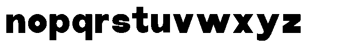 Miyoku Font LOWERCASE
