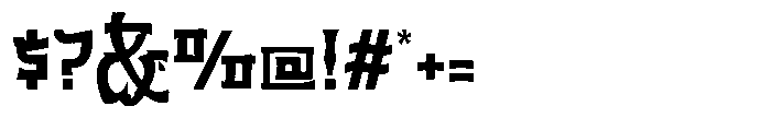 Miyukatsu Regular Font OTHER CHARS