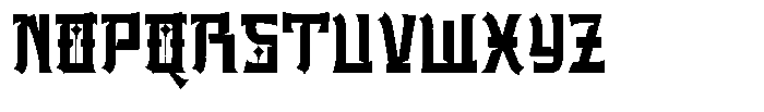 Miyukatsu Regular Font UPPERCASE