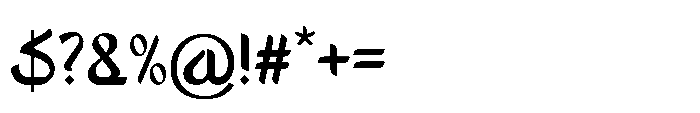 Mizaj Font OTHER CHARS