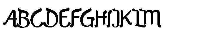 Mizaj Font UPPERCASE