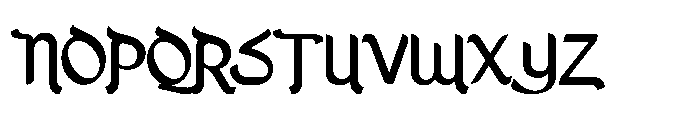 Mizaj Font UPPERCASE