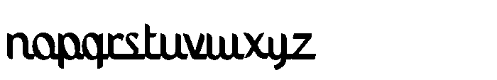 Mizaj Font LOWERCASE