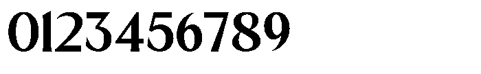 Mizhon Bold Flare Font OTHER CHARS