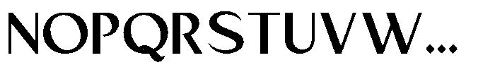 Mizhon Bold Sans Font UPPERCASE