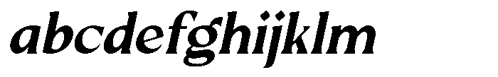 Mizhon Bold Serif Slanted FONT